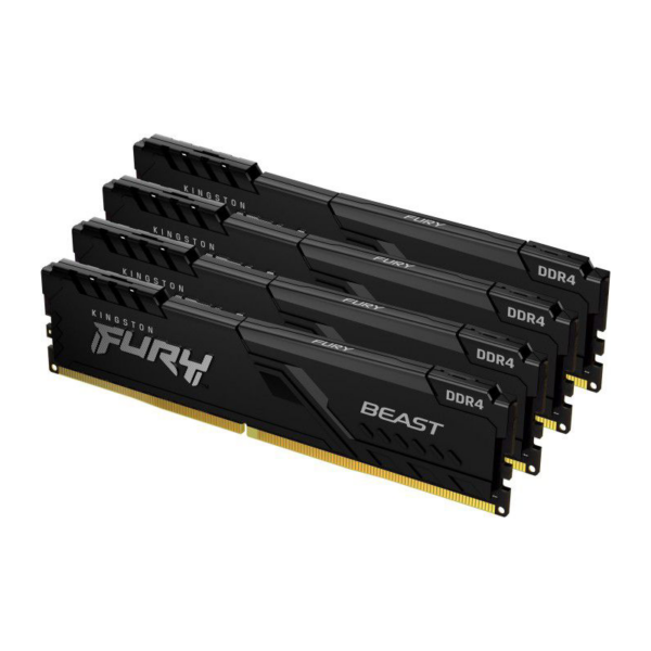 64GB (4x16GB) KINGSTON FURY Beast DDR4-3200 CL16 RAM Gaming Arbeitsspeicher Kit