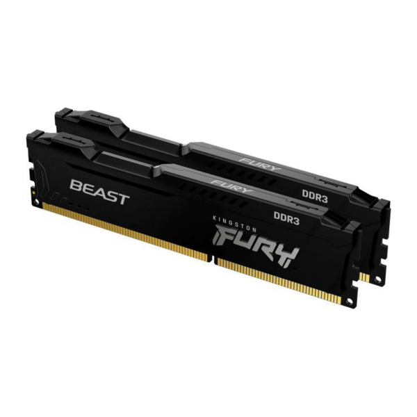 8GB (2x4GB) KINGSTON FURY Beast schwarz DDR3-1866 CL10 RAM Gaming Arbeitssp. Kit