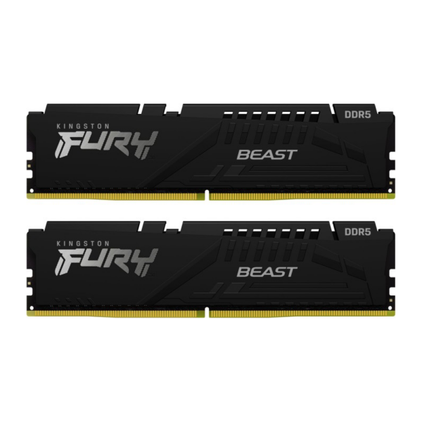 16GB (2x8GB) KINGSTON FURY Beast Black DDR5-4800 CL38 RAM Gaming Arbeitssp. Kit