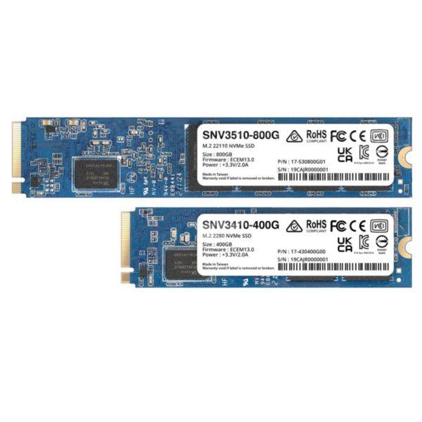 Synology SNV3510-400G PCIe 3.0 NVMe SSD für NAS 400 GB M.2 22110