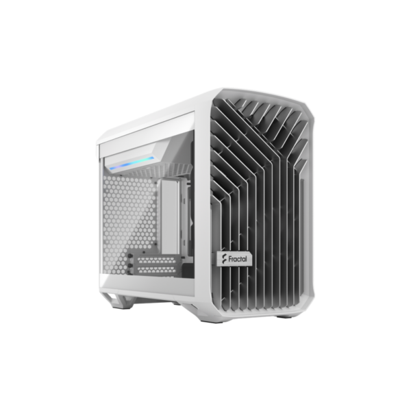 Fractal Design Torrent Nano White TG Clear Tint Mini ITX Tower Gaming Gehäuse