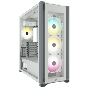 Corsair iCue 7000X RGB White Full Tower Gaming Gehäuse mit Glas Seitenfenster