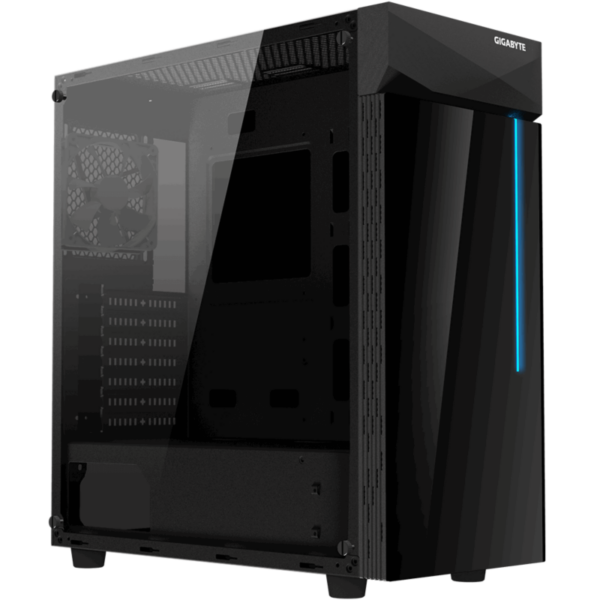 Gigabyte GB-C200G Midi Tower Gaming Gehäuse mit Sichtfenster