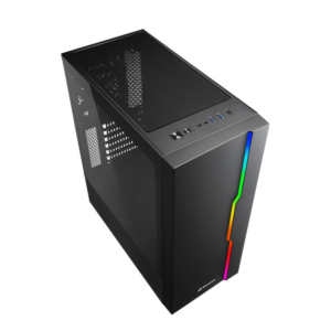 Sharkoon RGB Slider Midi-Tower ATX Gaming Gehäuse RGB LED