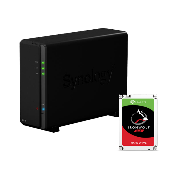 Synology DS118 NAS System 1-Bay 4TB inkl. 1x 4TB Seagate ST4000VN008