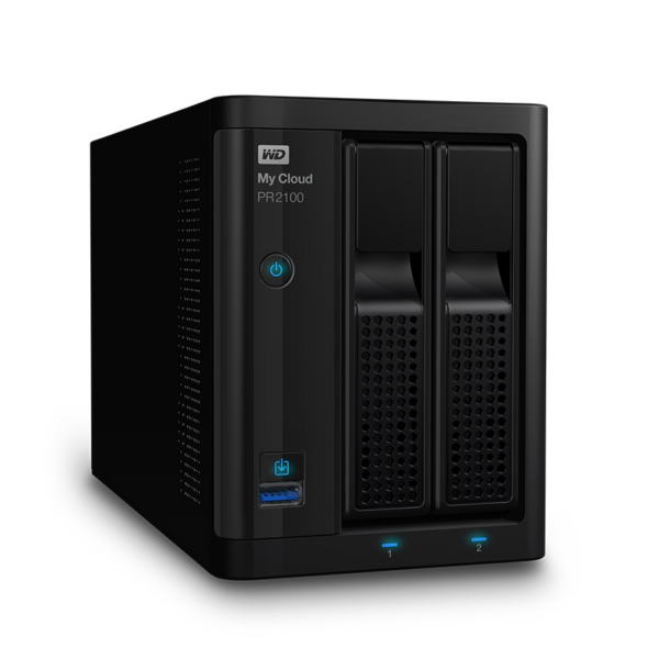 WD My Cloud Pro PR2100 NAS System 2-Bay 4 TB inkl. 2x 2 TB HDD