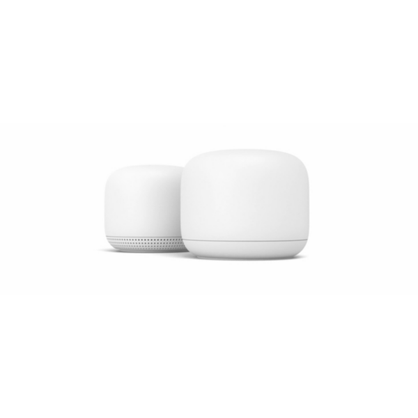 Google Nest Wifi Mesh Bundle Router + Zugangspunkt  - weiß