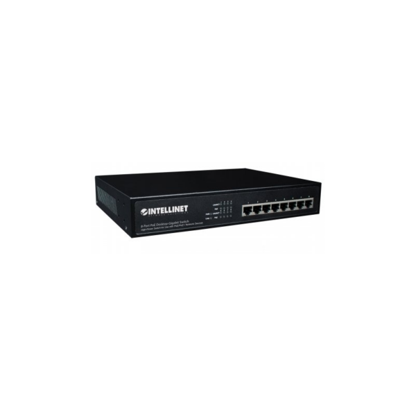 Intellinet 8-Port PoE+ Web Managed Desktop Switch davon 8x PoE+ max. 140W