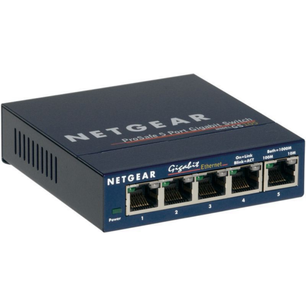 Netgear GS105GE 5 Port Gigabit Switch