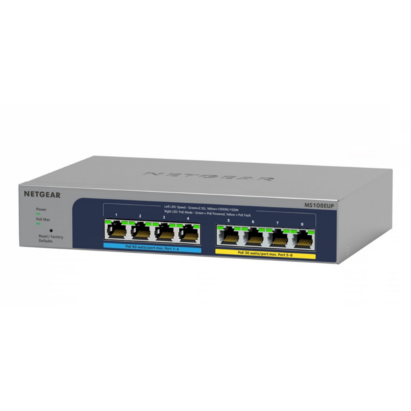 Netgear Plus MS108EUP 8 Port managed Switch