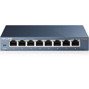 TP-LINK TL-SG108 8x Port Desktop Gigabit Switch Metall