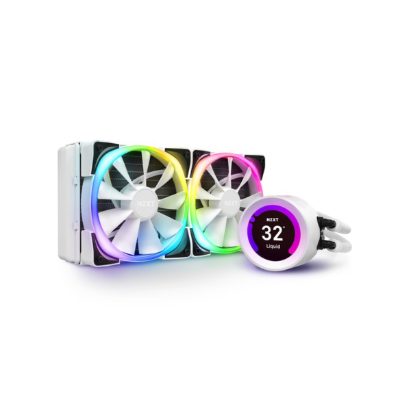 NZXT Kraken Z53 RGB 240mm Wasserkühlung weiß für AMD und Intel CPU