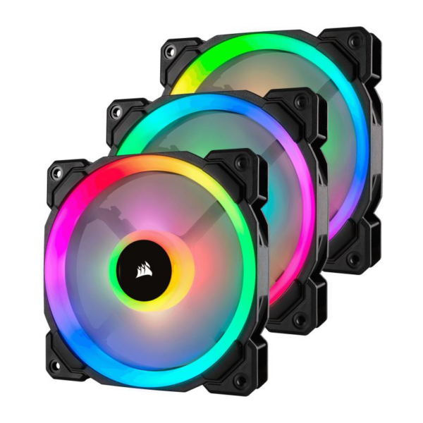 Corsair LL Series LL120 LED RGB Lüfter 120 mm 3er SET mit Lightning Node PRO