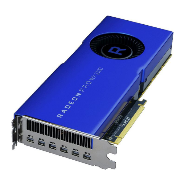 AMD Radeon Pro WX9100 16GB HBM2 PCIe Workstation Grafikkarte 6x DP