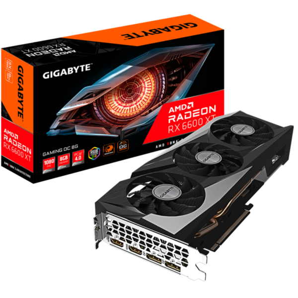 GIGABYTE AMD Radeon RX 6600 XT Gaming OC 8GB GDDR6 Grafikkarte 2xHDMI/2xDP