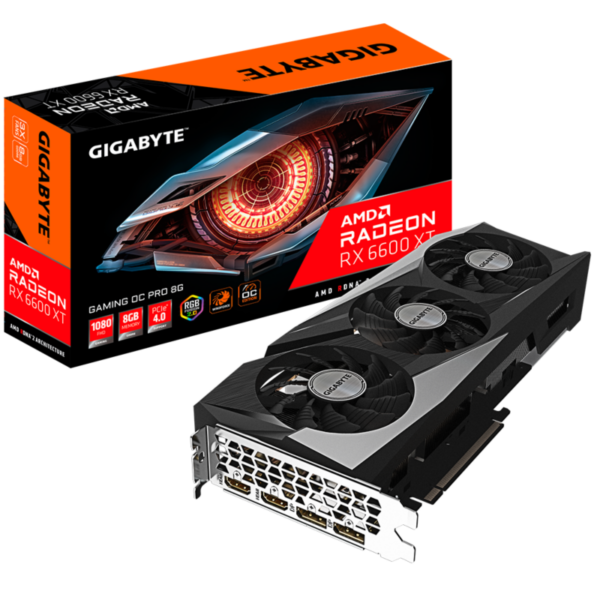 GIGABYTE AMD Radeon RX 6600 XT Gaming OC PRO 8GB GDDR6 Grafikkarte 2xHDMI/2xDP