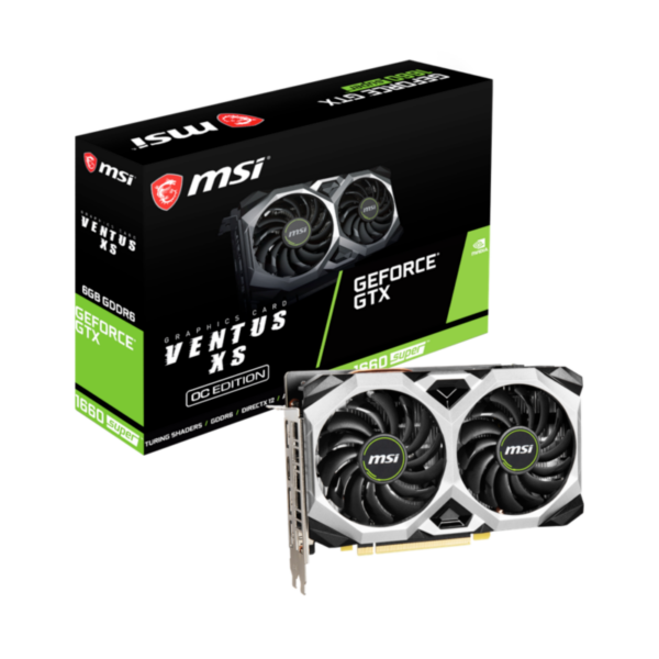 MSI GeForce GTX 1660 Super Ventus XS OC 6G 6GB GDDR6 Grafikkarte HDMI/3xDP