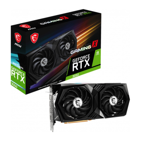 MSI GeForce RTX 3050 Gaming X 8GB GDDR6 Grafikkarte 3xDP/HDMI