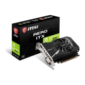 MSI GeForce GT 1030 Aero ITX OC 2GB GDDR4 Grafikkarte DVI/HDMI