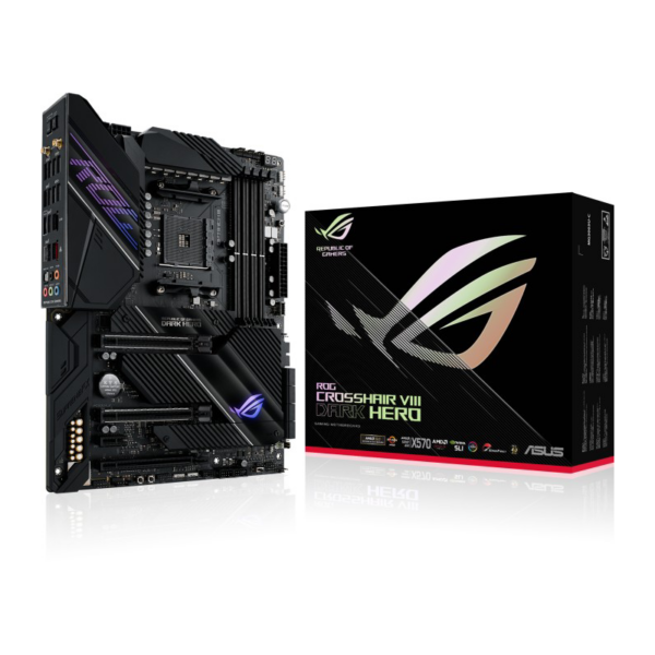 ASUS ROG Crosshair VIII Dark Hero X570 ATX Mainboard Sockel AM4 USB3.2 /M.2/WiFi