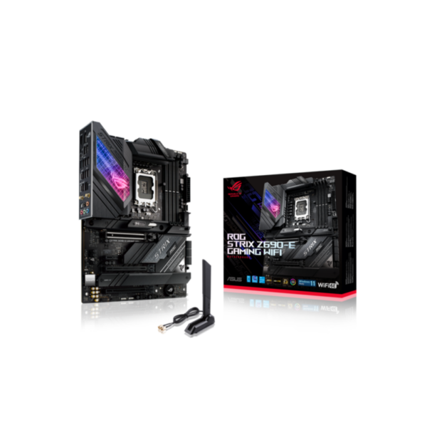 ASUS ROG STRIX Z690-E GAMING WIFI ATX Mainboard Sockel 1700 DP/HDMI/M.2/WIFI/BT