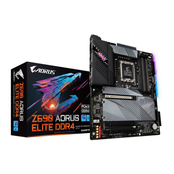 GIGABYTE Z690 AORUS ELITE DDR4 ATX Mainboard Sockel 1700 HDMI/DP/USB-C