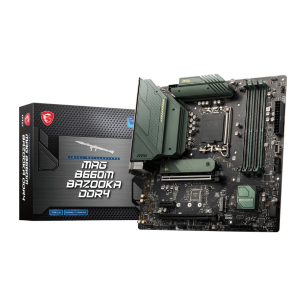 MSI MAG B660M BAZOOKA DDR 4 mATX Mainboard Sockel 1700 M.2/DP/HDMI/USB3.0