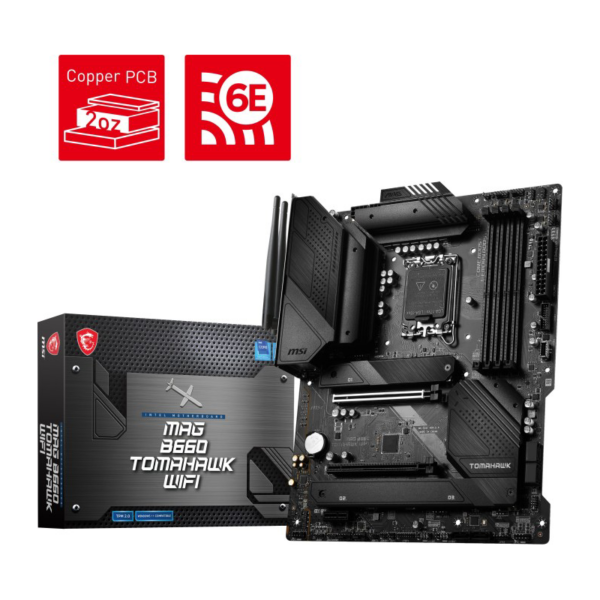 MSI MAG B660 TOMAHAWK WIFI ATX Mainboard Sockel 1700 M.2/WIFI/BT/DP/HDMI/USB-C