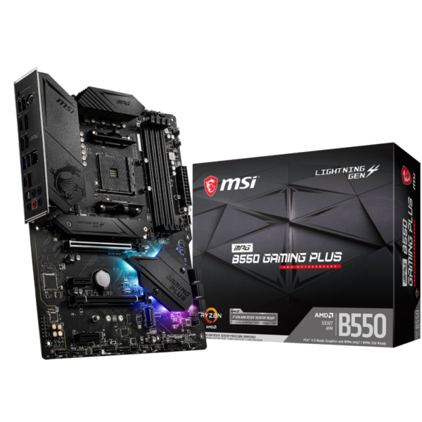 MSI MPG B550 Gaming Plus ATX Mainboard Sockel AM4 M.2/DP/HDMI