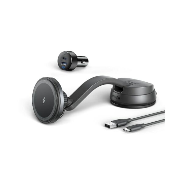 Anker PowerWave Mag-Go Car Charging Mount schwarz