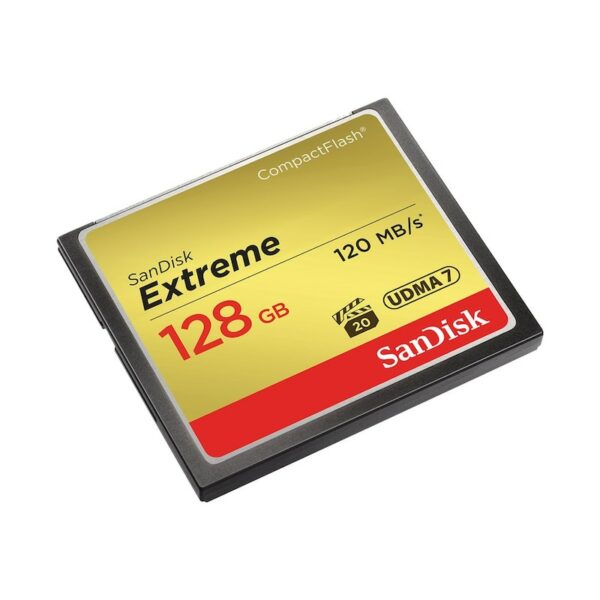 SanDisk Extreme 128 GB CompactFlash Speicherkarte bis zu 120 MB/s