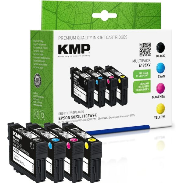 KMP Tintenpatronen Multipack ersetzt  Epson 502XL (T02W64)