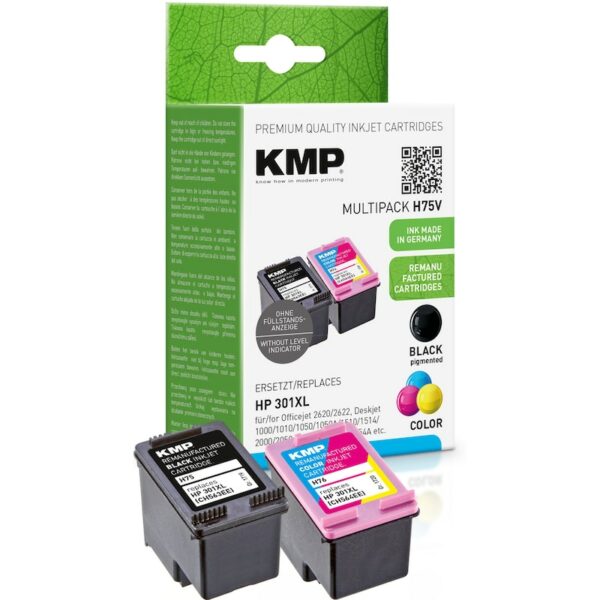 KMP Tintenpatronen Multipack ersetzt  HP HP301XL (CH563EE