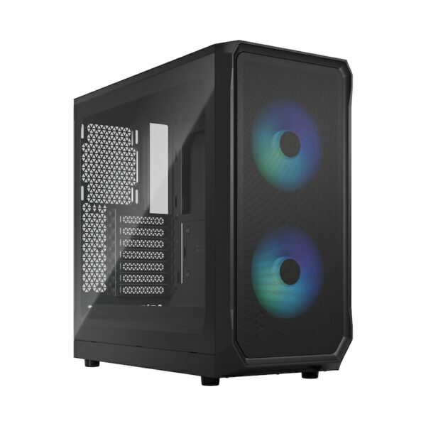 Fractal Design Focus 2 RGB Black  Gaming Gehäuse Seitenfenster FD-C-FOC2A-03