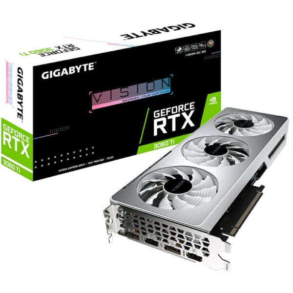 GIGABYTE GeForce RTX 3060Ti Vision OC R2.0 8GB GDDR6 Grafikkarte 2xHDMI