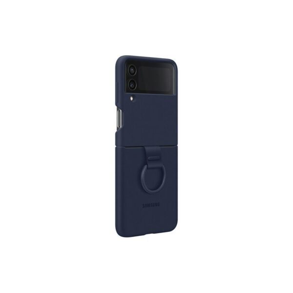 Samsung Silicone Cover EF-PF721 mit Ring für Galaxy Z Flip4 Navy EF-PF721TNEGWW