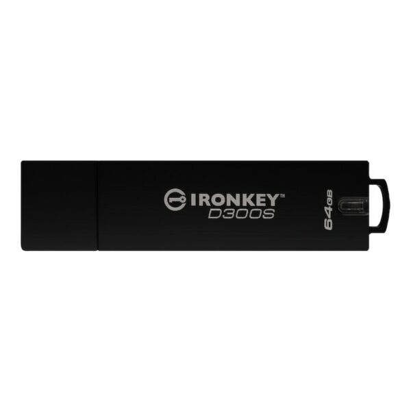 Kingston 64 GB IronKey D300S Verschlüsselter USB-Stick Metall USB 3.1 Gen1