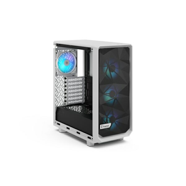 Fractal Design Meshify 2 Compact RGB White TG Clear Tint Gaming Gehäuse