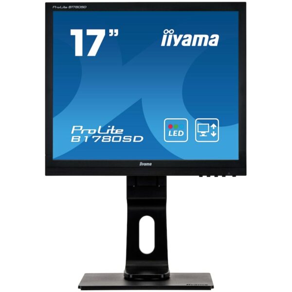 iiyama ProLite B1780SD-B1 43 cm (17") SXGA TN LED-Monitor VGA/DVI Pivot