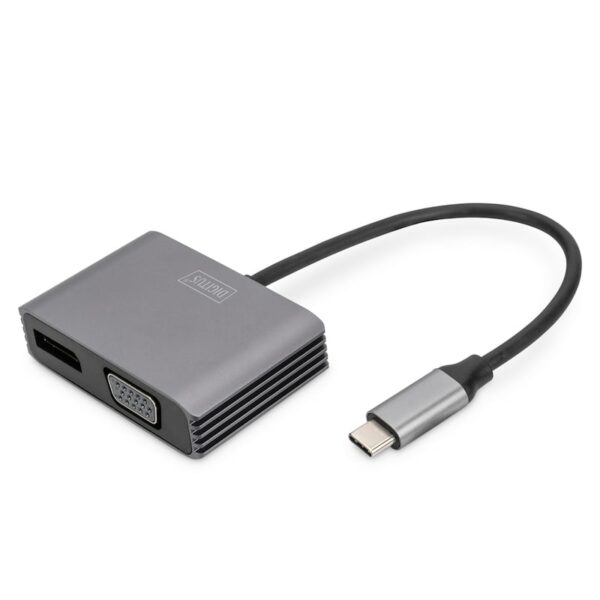 DIGITUS USB-C - DP + VGA Adapter