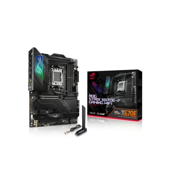 ASUS ROG STRIX X670E-F GAMING WIFI ATX Mainboard Sockel AM5 WIFI/M.2/USB3.2-C/DP