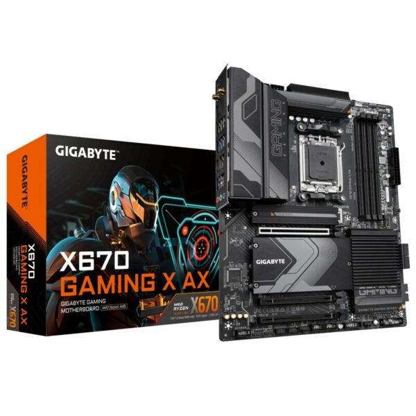 GIGABYTE X670 GAMING X AX ATX Mainboard Sockel AM5 HDMI/USB3.2/4xM.2/WIFI6E