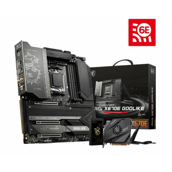 MSI MEG X670E GODLIKE E-ATX Mainboard Sockel AM5 4x M.2/USB-C/WIFI/BT