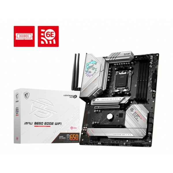 MSI MPG B650 EDGE WIFI ATX Mainboard Sockel AM5 HDMI/DP/USB-C/WIFI/BT 7E10-001R