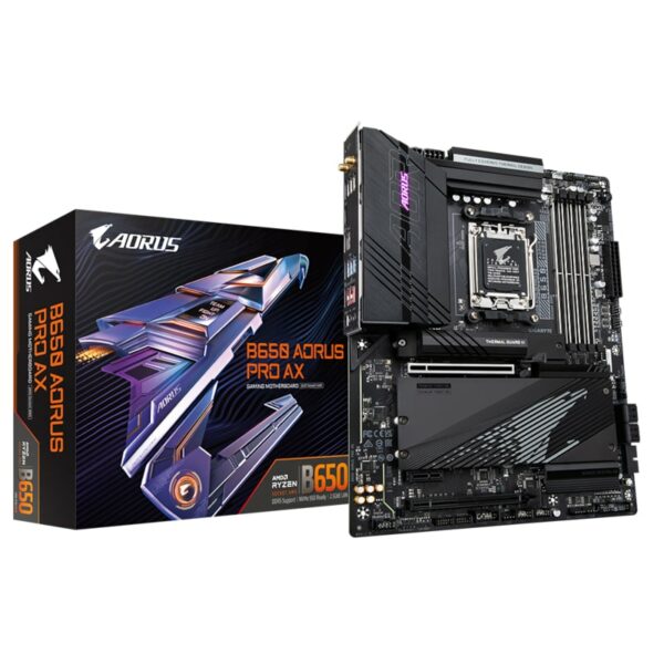 GIGABYTE B650 AORUS PRO AX ATX Mainboard Sockel AM5 HDMI/USB-C/M.2/WIFI6E