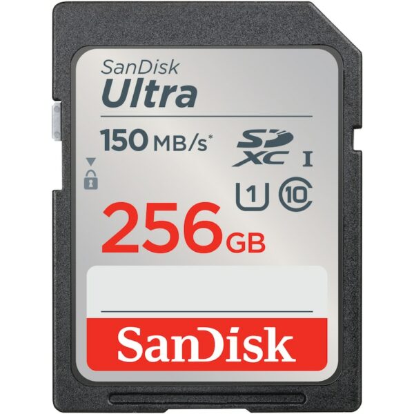 SanDisk Ultra 256 GB SDXC Speicherkarte (2022) bis 150 MB/s