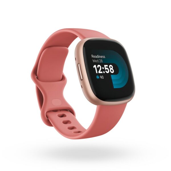 Fitbit Versa 4 Fitness-Smartwatch Rosa/Rosé