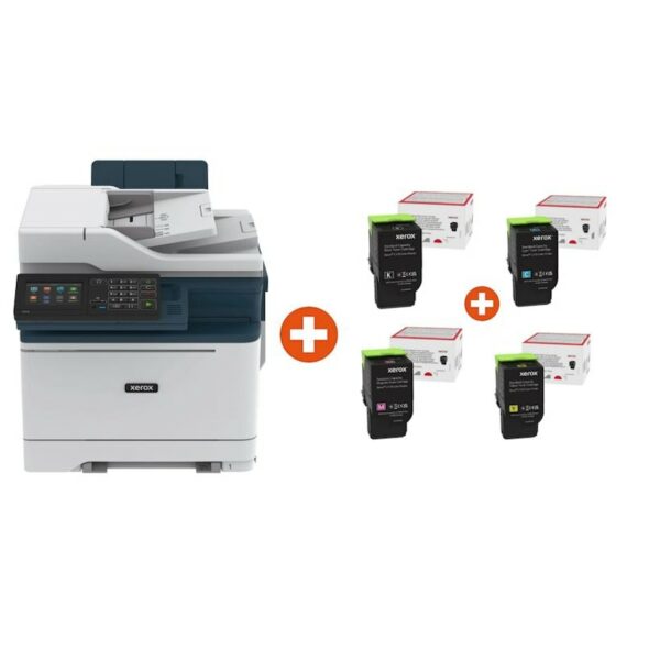 Xerox C315 Farblaserdrucker USB LAN WLAN + Toner Multipack (BK