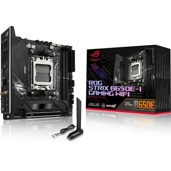 ASUS ROG STRIX B650E-I GAMING WIFI ITX Mainboard Sockel AM5 M.2/USB3.2-C/HDMI