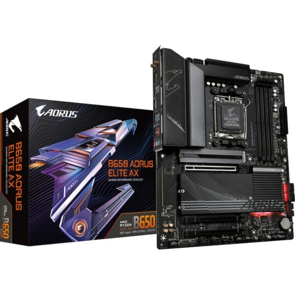 GIGABYTE B650 AORUS ELITE AX ATX Mainboard Sockel AM5 HDMI/DP/USB-C/M.2/WIFI6E